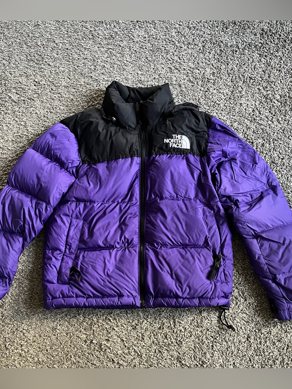 The North Face 1996 Retro Nuptse Down Jacket in Peak Purple Womens Small